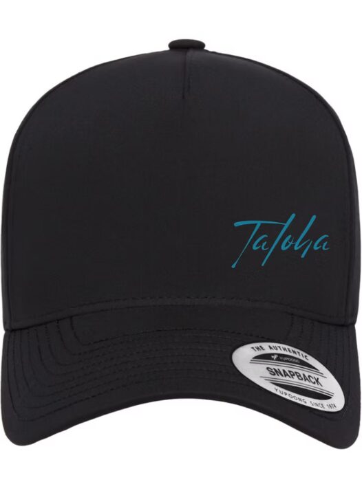 taloha black snapback front view