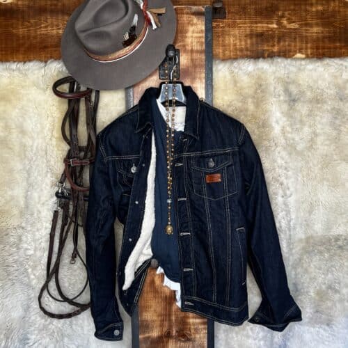 Men’s Sherpa-Lined Denim Jacket
